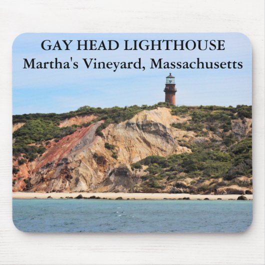 Gay Head Lighthouse, Martha's Vineyard MA Mousepad (Vorne)