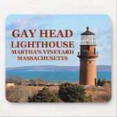 Gay Head Lighthouse, Martha's Vineyard MA Mousepad (Vorne)