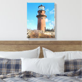 Gay Head Lighthouse, Massachusetts überzogene Canv Leinwanddruck (Insitu (Schlafzimmer))