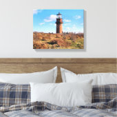 Gay Head Lighthouse, Massachusetts überzogene Canv Leinwanddruck (Insitu (Schlafzimmer))