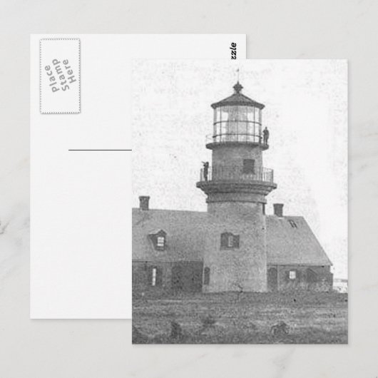 Gay Head Lighthouse Postkarte (Vorne/Hinten)