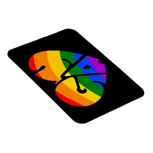 Gay Heart Magnet (Rechte Seite)