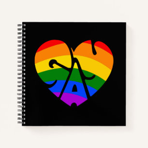 Gay Heart Notizblock