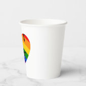 Gay Heart Pappbecher (Rückseite)