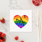 Gay Heart Serviette (Beispiel)
