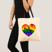 Gay Heart Tragetasche (Vorderseite (Produkt))