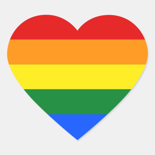 Gay Herz-Aufkleber (Vorderseite)