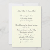 Gay Hochzeit mit Vintagen Porträts Einladung (Rückseite)