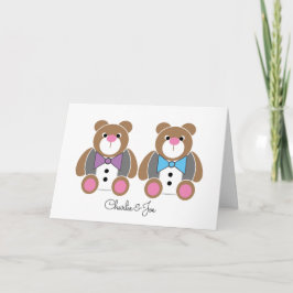 Gay Hochzeitstag gratulieren Karte