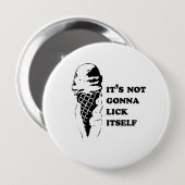 Gay Humor lecken sich rückwärts .png Button (Vorne & Hinten)