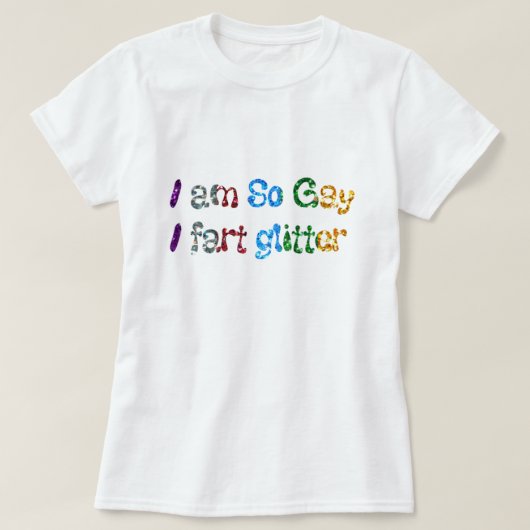 Gay Humor T-Shirt (Design vorne)