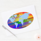 "Gay I Am" World Map Stickers (Umschlag)