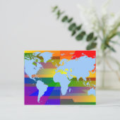 Gay I Bin Earth Postkarte (Stehend Vorderseite)