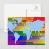Gay I Bin Earth Postkarte (Vorne/Hinten)