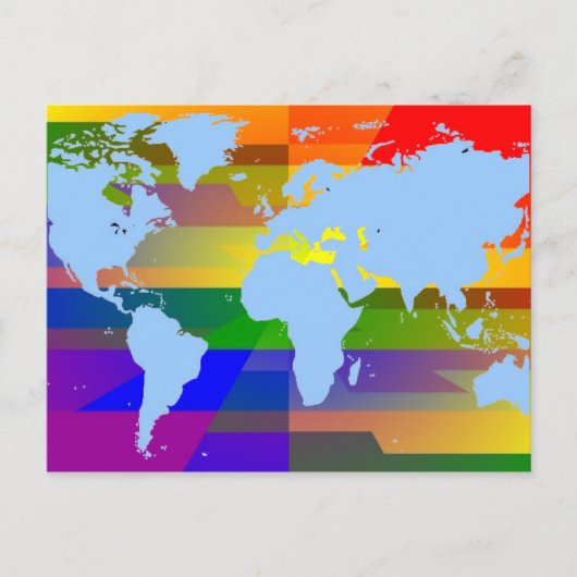 Gay I Bin Earth Postkarte (Vorderseite)
