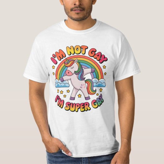  Gay Im Super Gay Sublimation-60681 T-Shirt (Vorderseite)