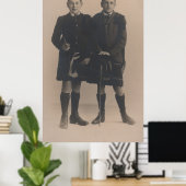 Gay Interest Handsome Young Men in Kilometern Poster (Heimbüro)