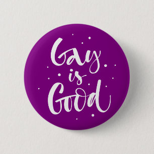 Gay ist gut button