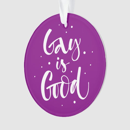 Gay ist gut ornament (Vorderseite)
