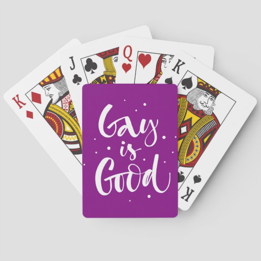 Gay ist gut spielkarten (Rückseite)