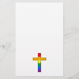 Gay-Kreuz Briefpapier