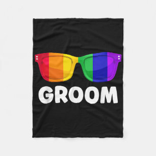 Gay Lesbian Bachelor Party Groom Wedding T-Shirt L Fleecedecke