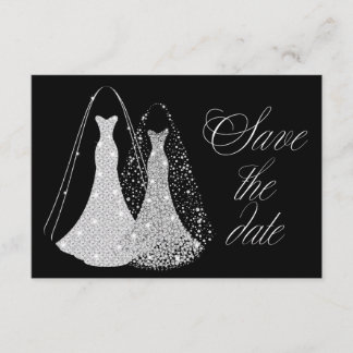 Gay Lesbian Elegant Save the Date