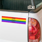 Gay Lesbian: Gleichheit der Flaggen für LGBTQ Autoaufkleber (Auf Lkw)