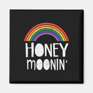 Gay Lesbian Just Married Wedding Party T-Shirt Lgb Magnet