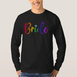 Gay Lesbian LGBT Wedding Party Bridge T-Shirt Bach
