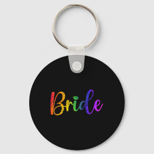 Gay Lesbian Lgbt Wedding Party Bridge T-Shirt Bach Schlüsselanhänger