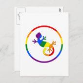 Gay & Lesbian Postkarte (Vorne/Hinten)