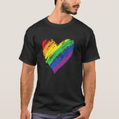Gay Lesbian Pride Lbgt Flag Homosexualität Lbgtq + T-Shirt (Vorderseite)
