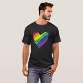 Gay Lesbian Pride Lbgt Flag Homosexualität Lbgtq + T-Shirt (Vorne ganz)