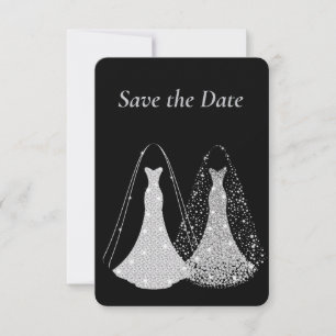 Gay Lesbian Save the Date Card