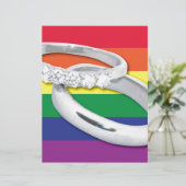 Gay Lesbian Wedding (Stehend Vorderseite)