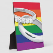 Gay Lesbian Wedding Fotoplatte (Seite)