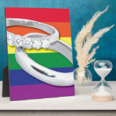 Gay Lesbian Wedding Fotoplatte (Seite)