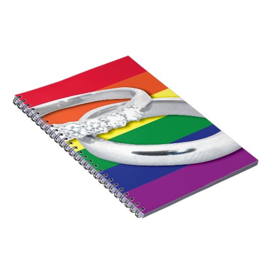 Gay Lesbian Wedding Notizblock (Rechte Seite)