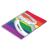 Gay Lesbian Wedding Notizblock (Linke Seite)