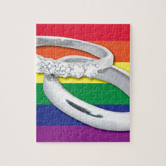 Gay Lesbian Wedding Puzzle (Vertikal)