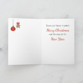 Gay Lesbian Weihnachtskarte Karte (Innenseite)