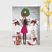 Gay Lesbian Weihnachtskarte Karte (Gelbe Blume)