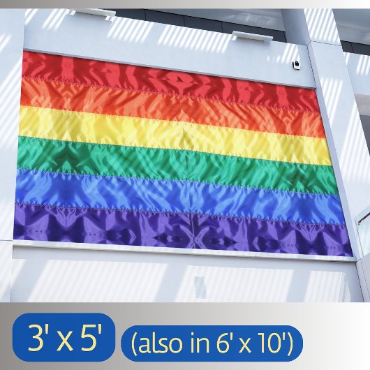 Gay LGBT Classic Rainbow Flag Regenbogenstreifen C Banner