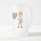 Gay LGBT Oktoberfest-Tasse Mattglas Bierglas (VorderseiteRechts)