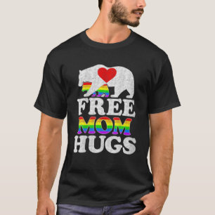 Gay LGBT Pride Mama Bear für Frauenfreie Mama Hug T-Shirt