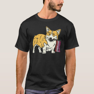 Gay Lgbt Welsh Corgi Niedlich Lesbian Flag Color D T-Shirt