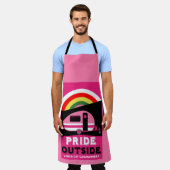 Gay LGBTQ Camping Geschenke Schürze (Getragen)