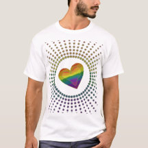 Gay LGBTQ Pride Monat Liebe Rainbow Herzpunkte