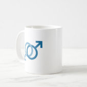 Gay-Liebe Kaffeetasse (Vorderseite Links)